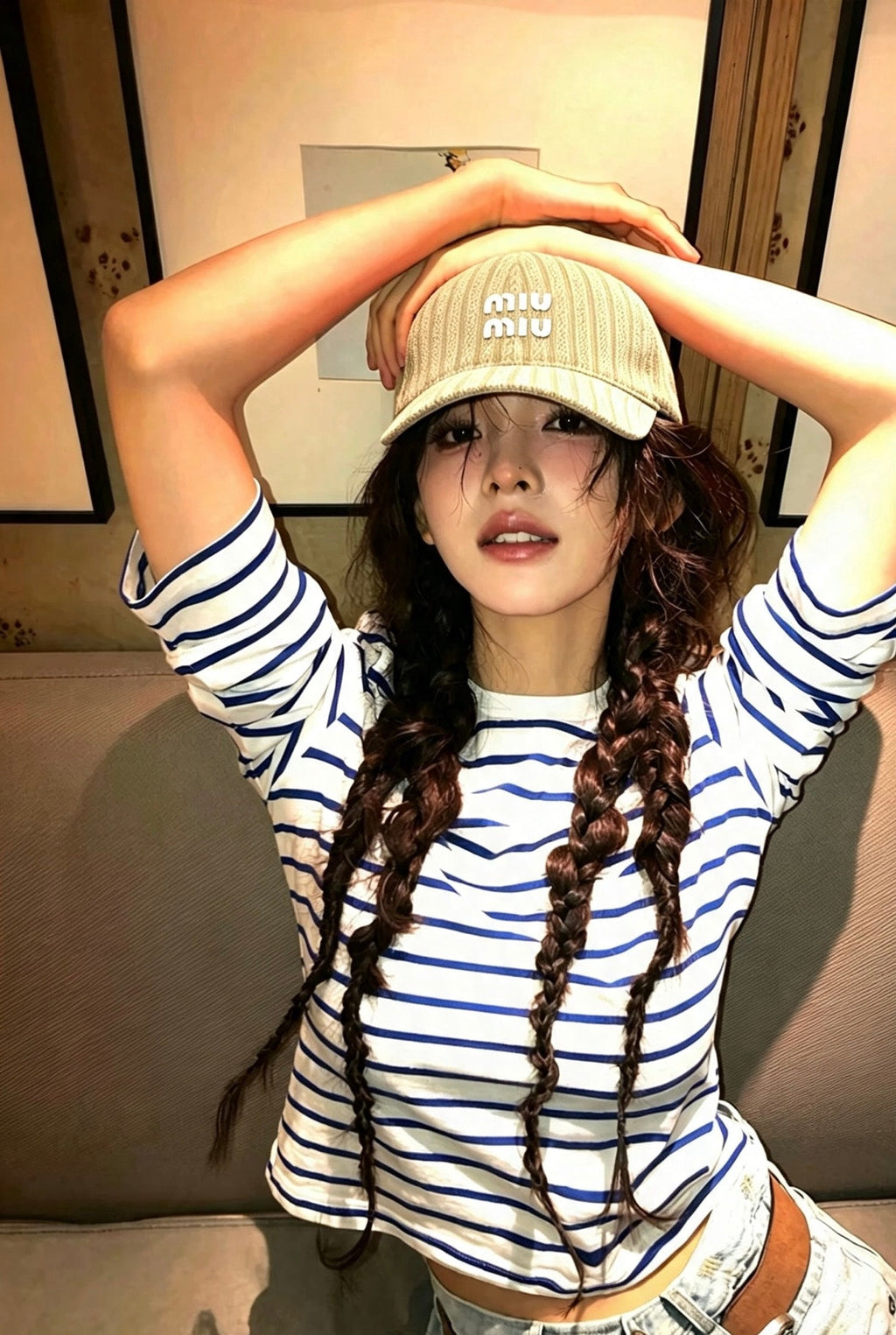 Miu Miu Wool Baseball Cap